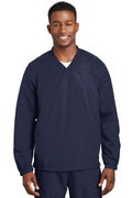 Outerwear Sport-Tek V-Neck Windbreaker Jacket Shirt JST726152 Sport-Tek