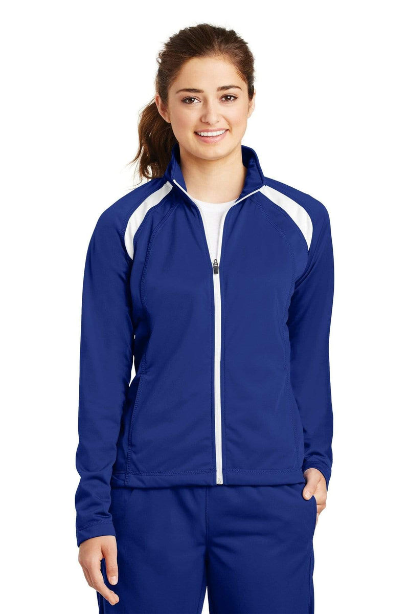 Outerwear Sport-Tek Women's Tricot Track Jacket LST904971 Sport-Tek