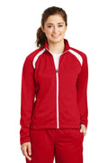 Outerwear Sport-Tek Women's Tricot Track Jacket LST905054 Sport-Tek