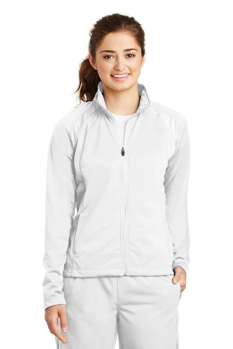 Outerwear Sport-Tek Women's Tricot Track Jacket LST905091 Sport-Tek