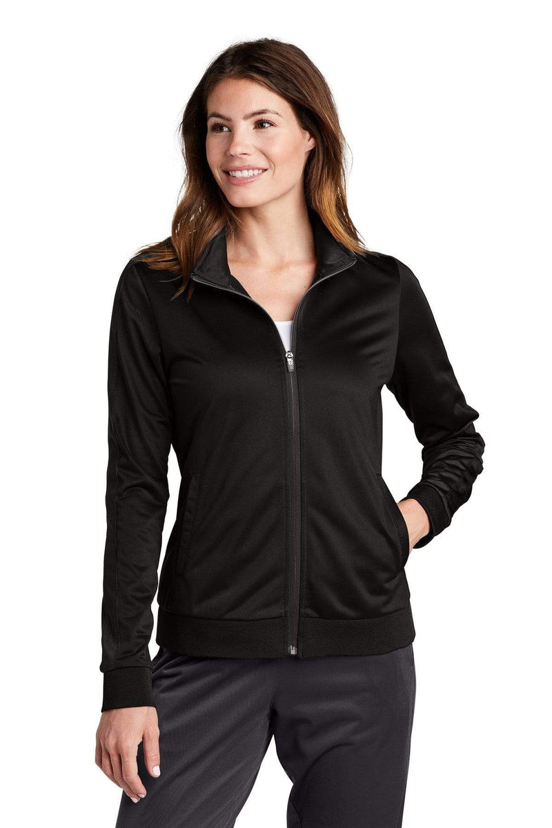 Outerwear Sport-Tek  Women's Tricot Track Jacket LST946731 Sport-Tek