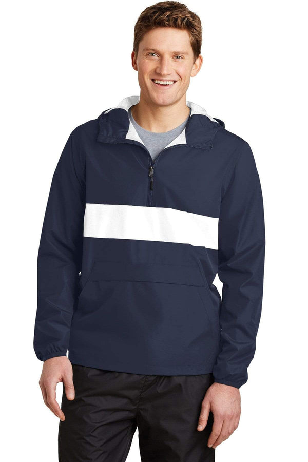 Outerwear Sport-Tek Zip Up Anorak Jacket JST659221 Sport-Tek