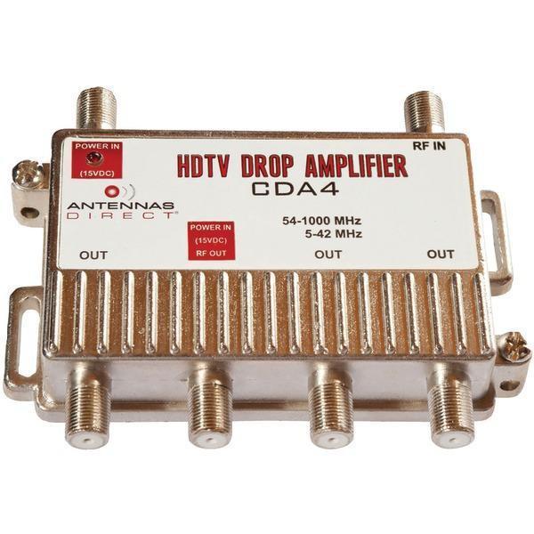 Output TV/CATV Distribution Amp (4 Way)-Antennas & Accessories-JadeMoghul Inc.