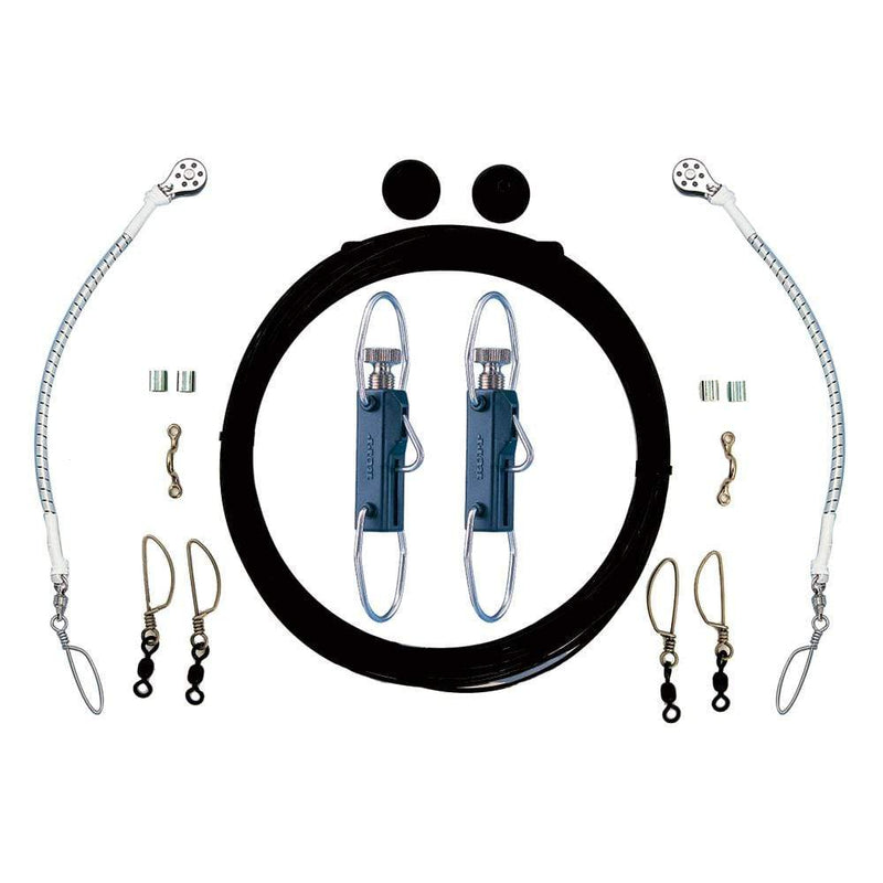 Outrigger Accessories Rupp Single Rigging Kit w/Klickers - Black Mono 160' Lines [CA-0110-MO] Rupp Marine