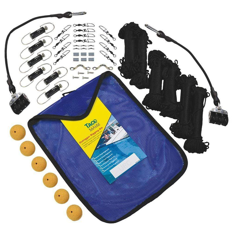 Outrigger Accessories TACO Premium Braid Triple Rigging Kit [RK-0003PB] TACO Marine