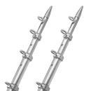 Outriggers TACO 15' Telescopic Outrigger Poles HD 1-1/2" - Silver/Silver [OT-0542VEL15-HD] TACO Marine