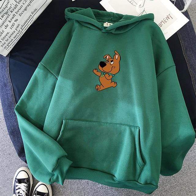 oversized Cute Dog Print Sweatshirt Kawaii Hoodies for Women top clothes Hoody Female Itself  Winter Women's Hoodies Full Sleeve AExp