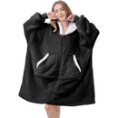 Oversized Hoodies Sweatshirt Women Winter Hoodies Fleece Giant TV Blanket With Sleeves Pullover Oversize Women Hoody Sweatshirts JadeMoghul Inc. 