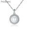 PAG&MAG Classic Round 925 Sterling Silver Pendant Necklace with 9-9.5mm Pearls Natural Freshwater Pearl Fine Jewelry Hot001 AExp