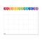 PAINTED PALETTE LARGE CALENDAR-Learning Materials-JadeMoghul Inc.