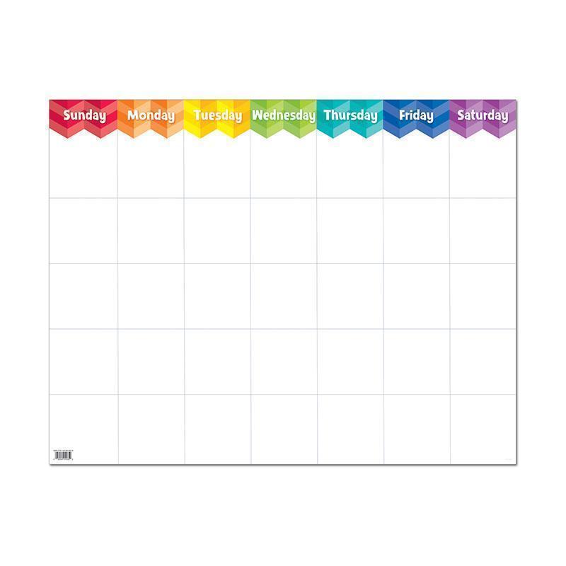 PAINTED PALETTE LARGE CALENDAR-Learning Materials-JadeMoghul Inc.