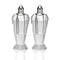 Living Room Decor - Pair of Optical Crystal Salt and Pepper Shakers, Height 4-Inch