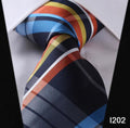 Paisley Check Dot 3.4" 100%Silk Wedding Jacquard Woven Men Classic Man's Tie Necktie #I2-I202-JadeMoghul Inc.