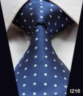 Paisley Check Dot 3.4" 100%Silk Wedding Jacquard Woven Men Classic Man's Tie Necktie #I2-I216-JadeMoghul Inc.