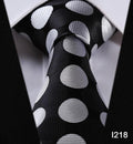 Paisley Check Dot 3.4" 100%Silk Wedding Jacquard Woven Men Classic Man's Tie Necktie #I2-I218-JadeMoghul Inc.