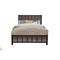 Panel Beds Standard King Size Panel Bed In Wood Black And Gray Benzara