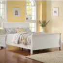 Wooden Twin Bed, White