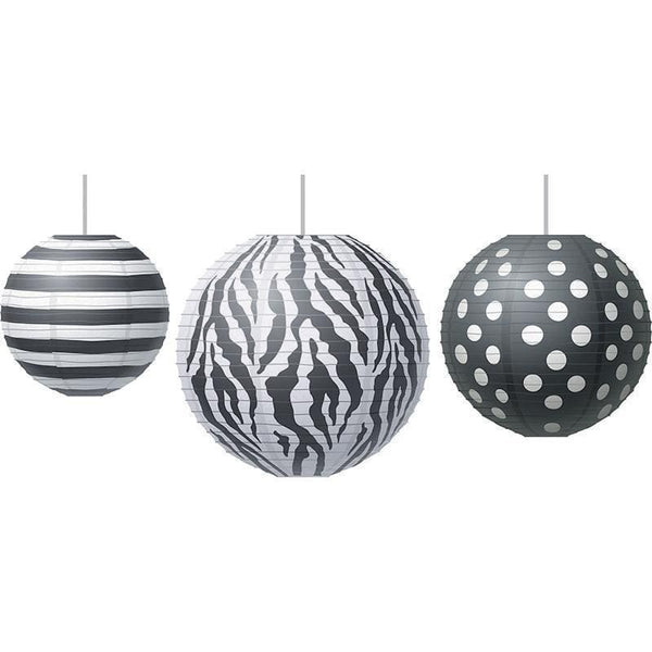 PAPER LANTERNS BIG BOLD BLACK &-Learning Materials-JadeMoghul Inc.