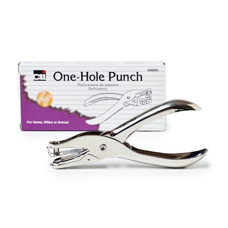 PAPER PUNCHES 1 HOLE W/METAL CATCH-Supplies-JadeMoghul Inc.