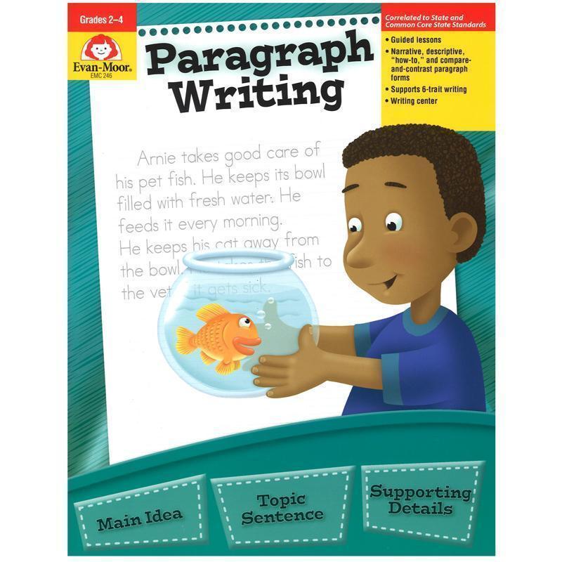 PARAGRAPH WRITING GR 2-4-Learning Materials-JadeMoghul Inc.