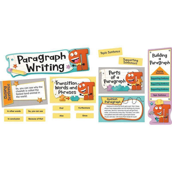 PARAGRAPH WRITING MINI BBS GR 2-5-Learning Materials-JadeMoghul Inc.