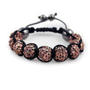 Parasols & Rain Umbrellas Shamballa Bracelet [Bronze] KS