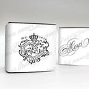 Parisian Love Letter Favor Box Wrap Vintage Gold (Pack of 1)-Wedding Favor Stationery-Black-JadeMoghul Inc.