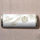 Parisian Love Letter Nut Free Gourmet Milk Chocolate Bar Vintage Gold (Pack of 1)-Wedding Candy Buffet Accessories-Vintage Gold-JadeMoghul Inc.