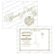 Parisian Love Letter Save The Date Card Vintage Gold (Pack of 1)-Weddingstar-Vintage Gold-JadeMoghul Inc.