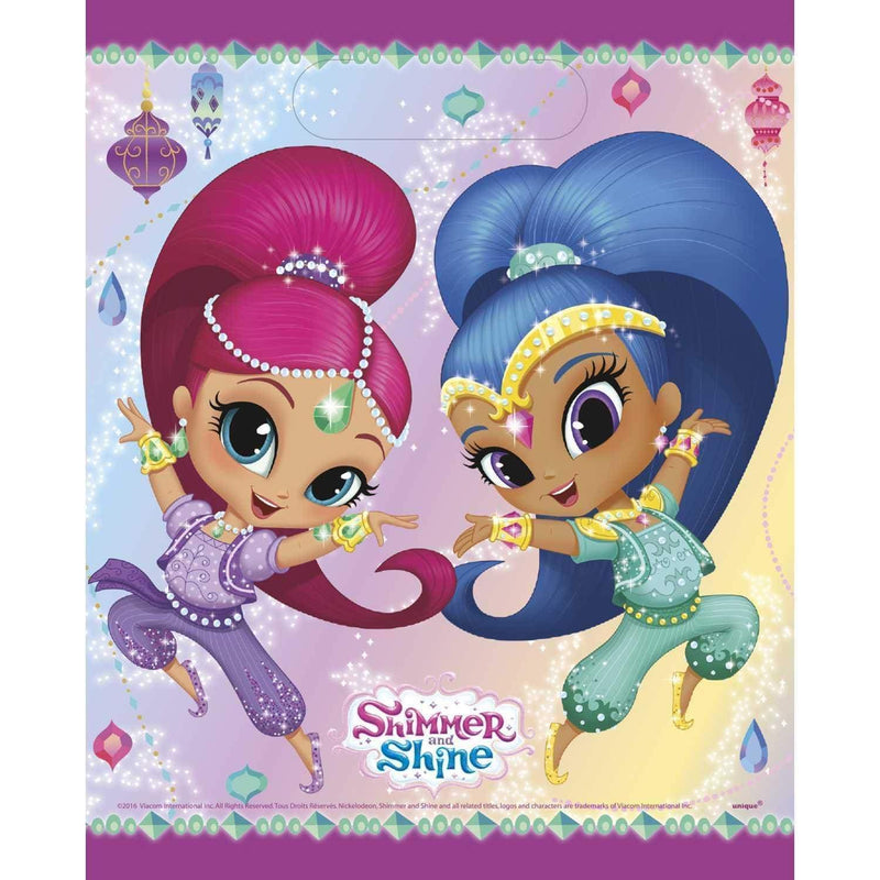 Party Shimmer and Shine Party Loot Bags [8 per Pack] KS