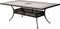 Patio Dining Table In Metal, Antique Black-Dining Tables-Antique Black-Metal-JadeMoghul Inc.