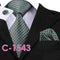 Patterened Men's Silk Neck Ties-C1543-JadeMoghul Inc.