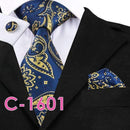 Patterened Men's Silk Neck Ties-C1601-JadeMoghul Inc.