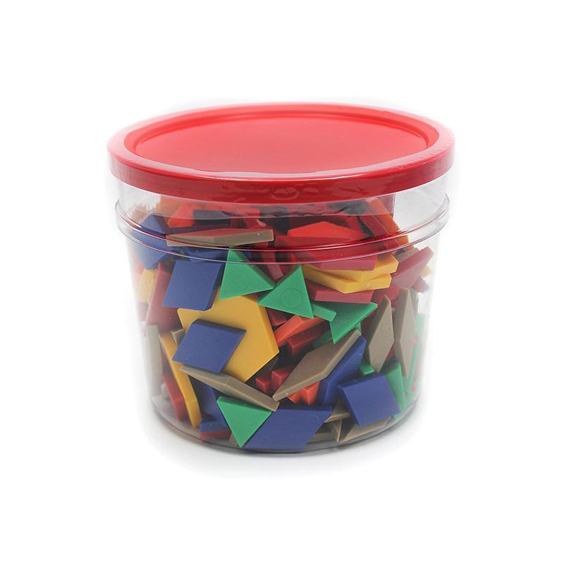 PATTERN BLOCKS PLASTIC .5CM 250/PK-Learning Materials-JadeMoghul Inc.