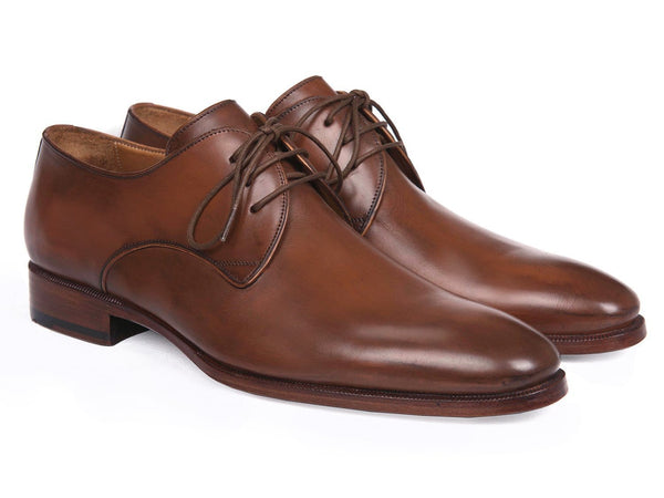 Paul Parkman (FREE Shipping) Antique Brown Derby Shoes (ID#696AT51)-'--JadeMoghul Inc.