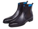 Paul Parkman (FREE Shipping) Black & Gray Chelsea Boots (ID