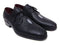 Paul Parkman (FREE Shipping) Full Genuine Black Stingray Goodyear Welted Derby Shoes For Men (ID#84U47) PAUL PARKMAN