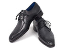 Paul Parkman (FREE Shipping) Men's Black Medallion Toe Derby Shoes (ID