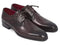 Paul Parkman (FREE Shipping) Men's Brown Medallion Toe Derby Shoes (ID#6584-BRW) PAUL PARKMAN