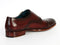 Paul Parkman (FREE Shipping) Men's Cap-Toe Double Monkstraps Brol Dark Brown (ID