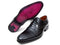 Paul Parkman (FREE Shipping) Men's Captoe Oxfords Black Dress Shoes (ID