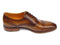 Paul Parkman (FREE Shipping) Men's Captoe Oxfords Brown Leather (ID