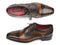 Paul Parkman (FREE Shipping) Men's Captoe Oxfords Camel & Olive Shoes (ID#024-OLV) PAUL PARKMAN