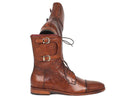 Paul Parkman (FREE Shipping) Men's High Boots Brown Calfskin (ID