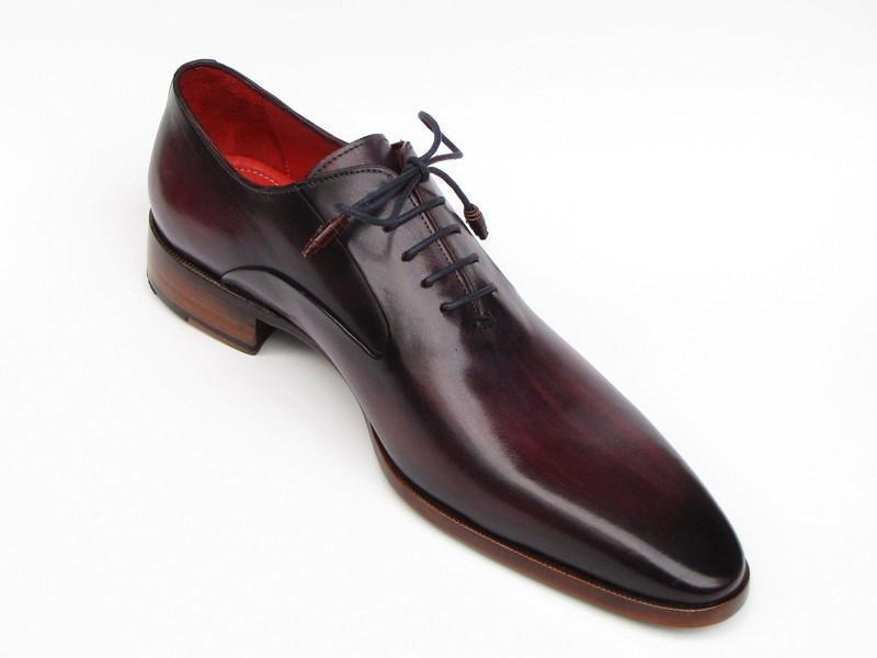 Paul Parkman (FREE Shipping) Men's Plain Toe Oxfords Purple Shoes (ID