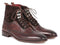 Paul Parkman (FREE Shipping) Men's Wingtip Boots Brown Suede & Calfskin (ID