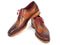 Paul Parkman (FREE Shipping) Men's Wingtip Oxford Goodyear Welted Brown & Camel (ID