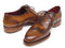 Paul Parkman (FREE Shipping) Men's Wingtip Oxford Goodyear Welted Tobacco (ID#027-TAB) PAUL PARKMAN