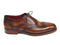 Paul Parkman (FREE Shipping) Men's Wingtip Oxford Goodyear Welted Tobacco (ID