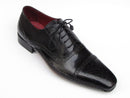 Paul Parkman (FREE Shipping) Men's Captoe Oxfords Black Shoes (ID